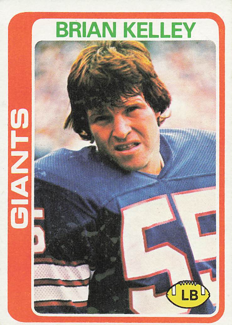 1978 Topps Football Brian Kelley #291