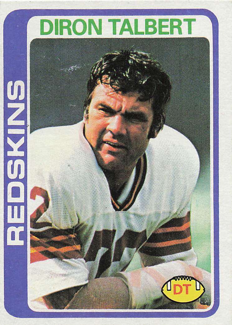 1978 Topps Football Diron Talbert #276
