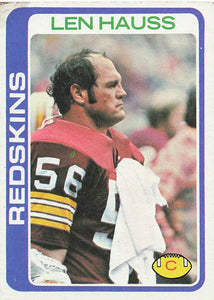 1978 Topps Football Len Hauss #51