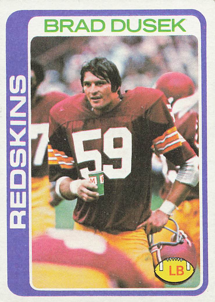 1978 Topps Football Brad Dusek #111
