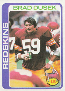 1978 Topps Football Brad Dusek #111