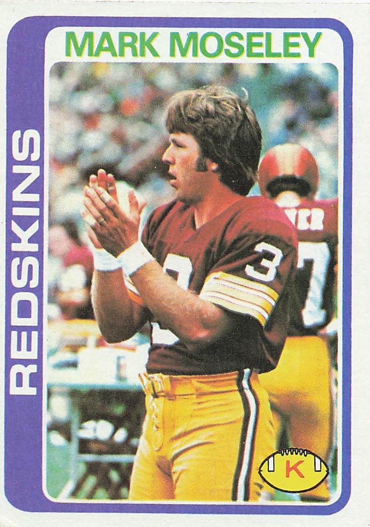 1978 Topps Football Mark Moseley #396