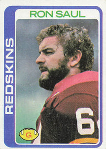 1978 Topps Football Ron Saul #456