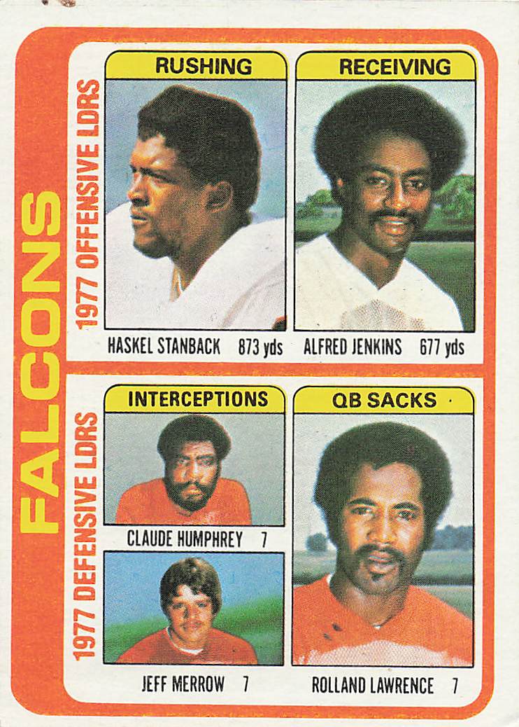 1978 Topps Football Stanback /Jenkins / Humphrey / Merrow / Lawrence #501