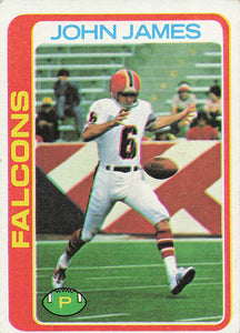 1978 Topps Football John James #370