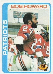 1978 Topps Football Bob Howard #321
