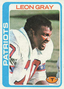 1978 Topps Football Leon Gray #441