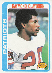 1978 Topps Football Raymond Clayborn #158 Rookie
