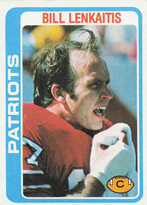 1978 Topps Football Bill Lenkaitis #262