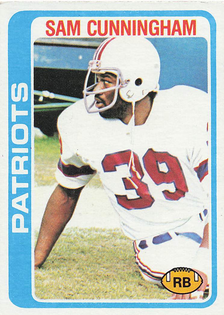 1978 Topps Football Sam Cunningham #341