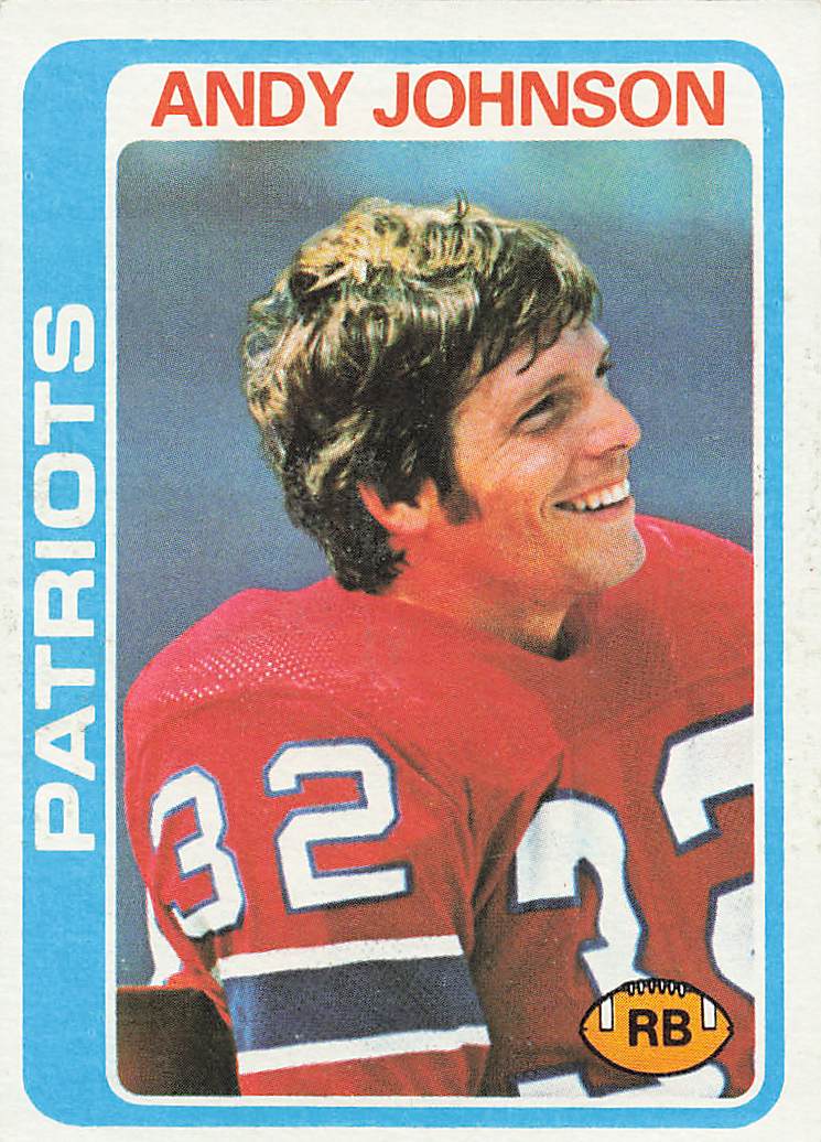 1978 Topps Football Andy Johnson #76
