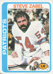 1978 Topps Football Steve Zabel #181