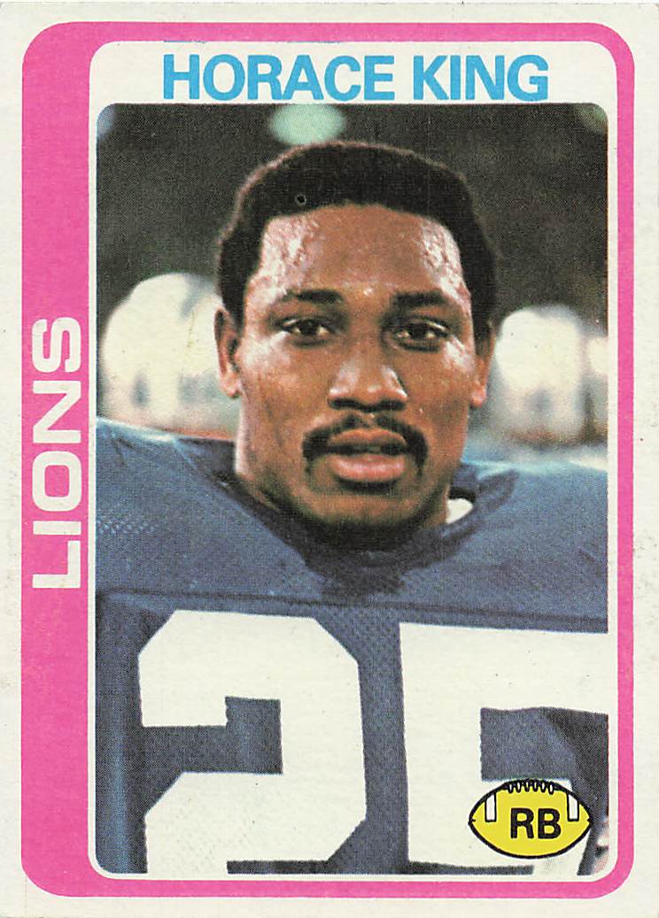 1978 Topps Football Horace King #178 Rookie
