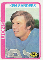 1978 Topps Football Ken Sanders #222 Rookie