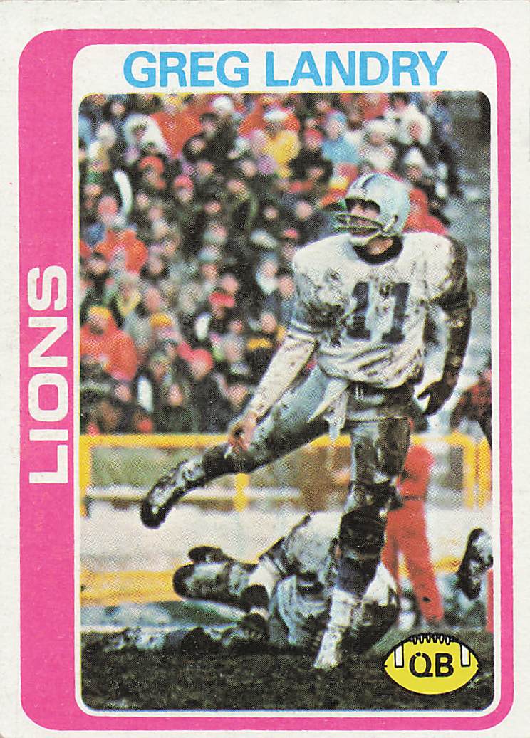 1978 Topps Football Greg Landry #316