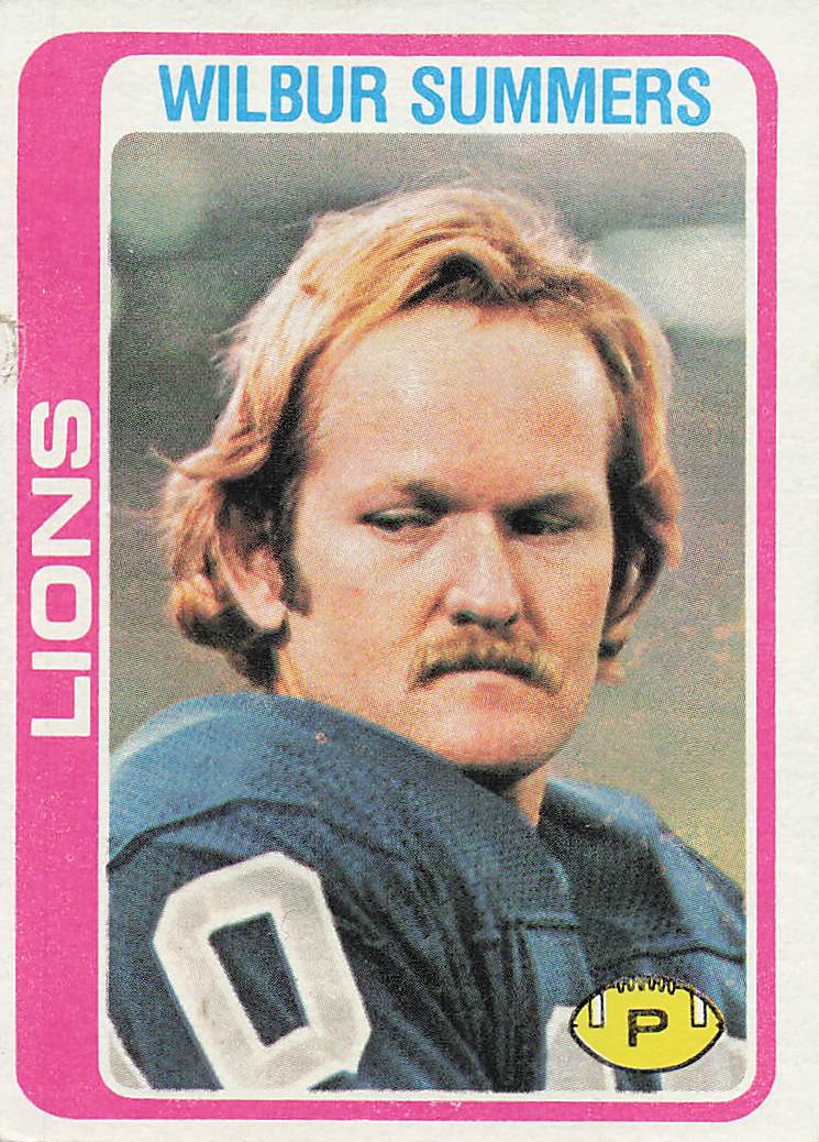 1978 Topps Football Wilbur Summers #447 Rookie