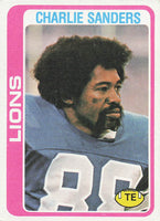 1978 Topps Football Charlie Sanders #344
