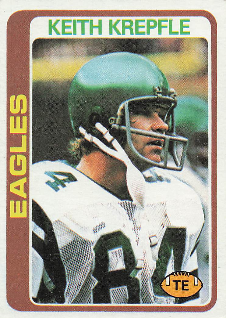 1978 Topps Football Keith Krepfle #216 Rookie