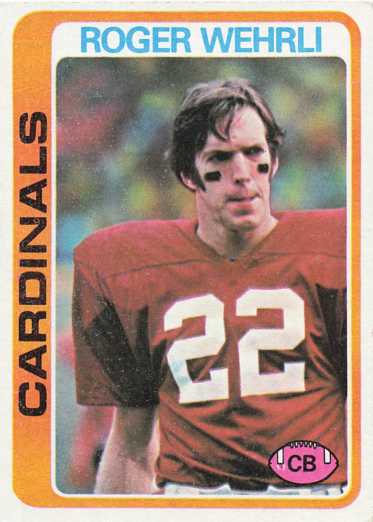 1978 Topps Football Roger Wehrli #464