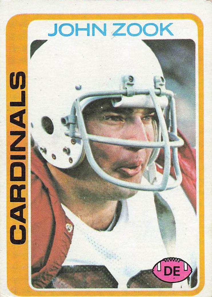 1978 Topps Football John Zook #444