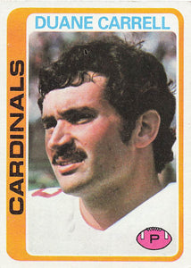 1978 Topps Football Duane Carrell #324