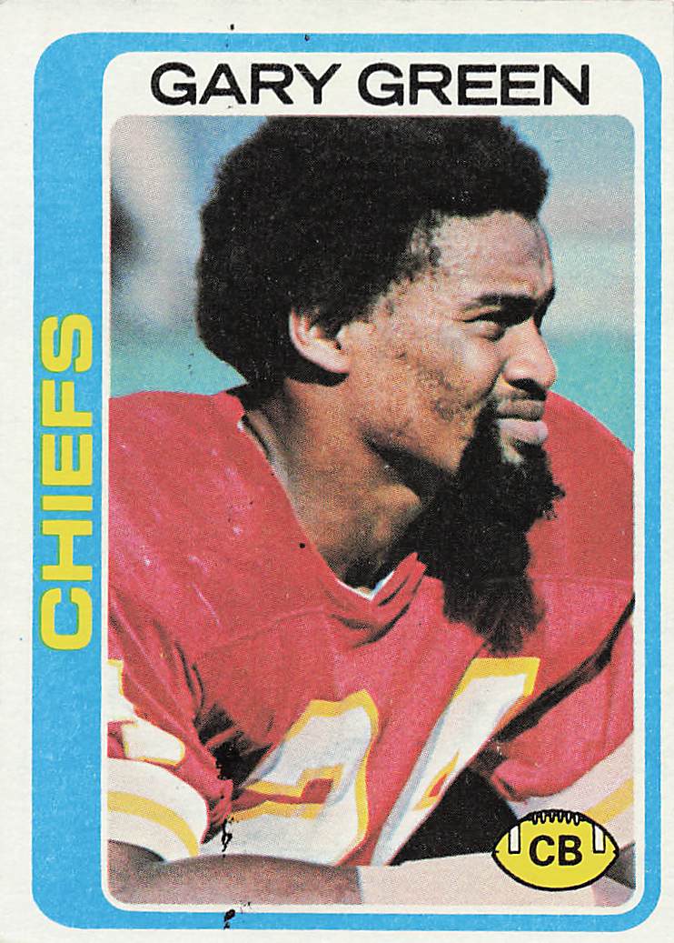 1978 Topps Football Gary Green #42 Rookie