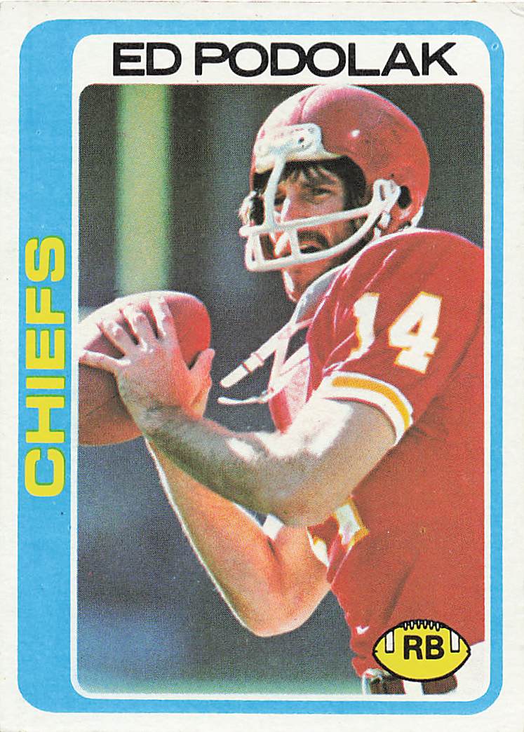 1978 Topps Football Ed Podolak #278