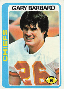 1978 Topps Football Gary Barbaro #97 Rookie
