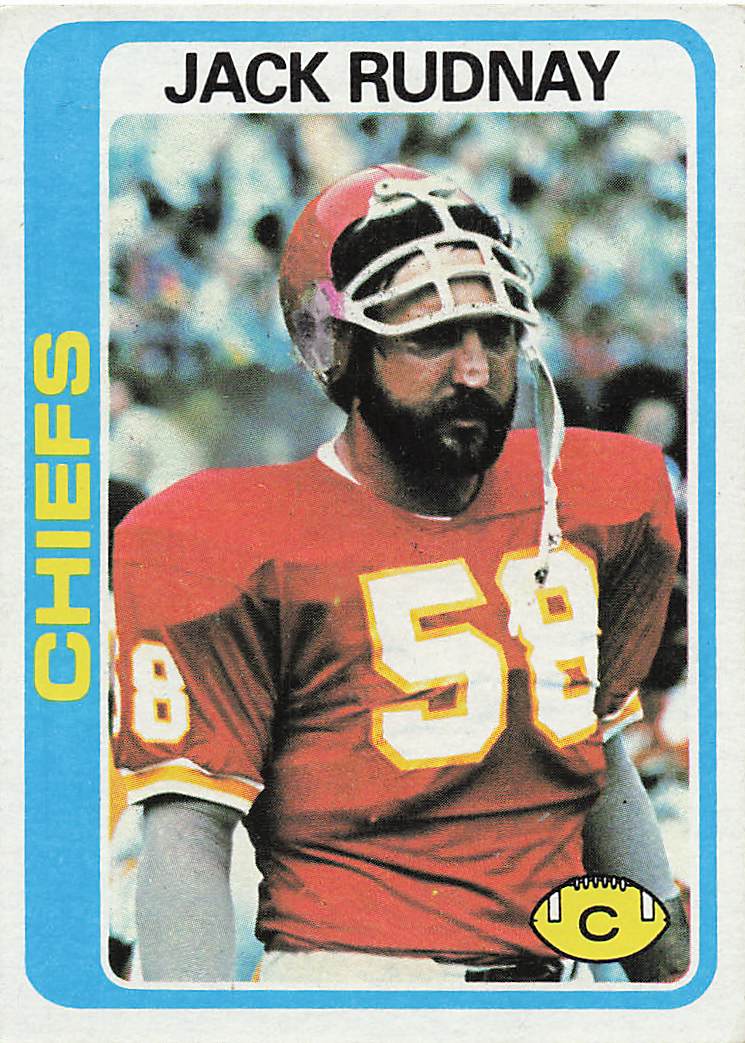 1978 Topps Football Jack Rudnay #207