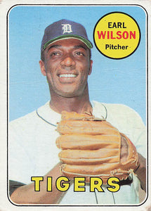 1969 Topps Baseball Earl Wilson #525