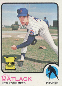 1973 Topps Baseball Jon Matlack #55