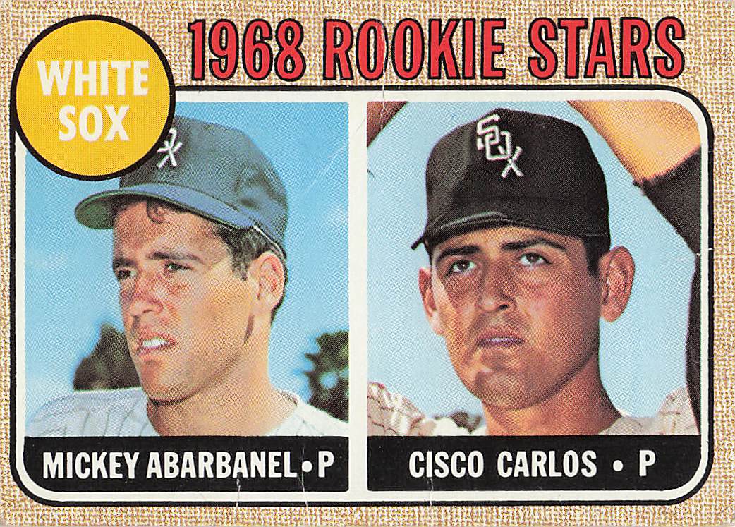1968 Topps Baseball 1968 Rookie Stars Mickey Abarbanel / Cisco Carlos #287