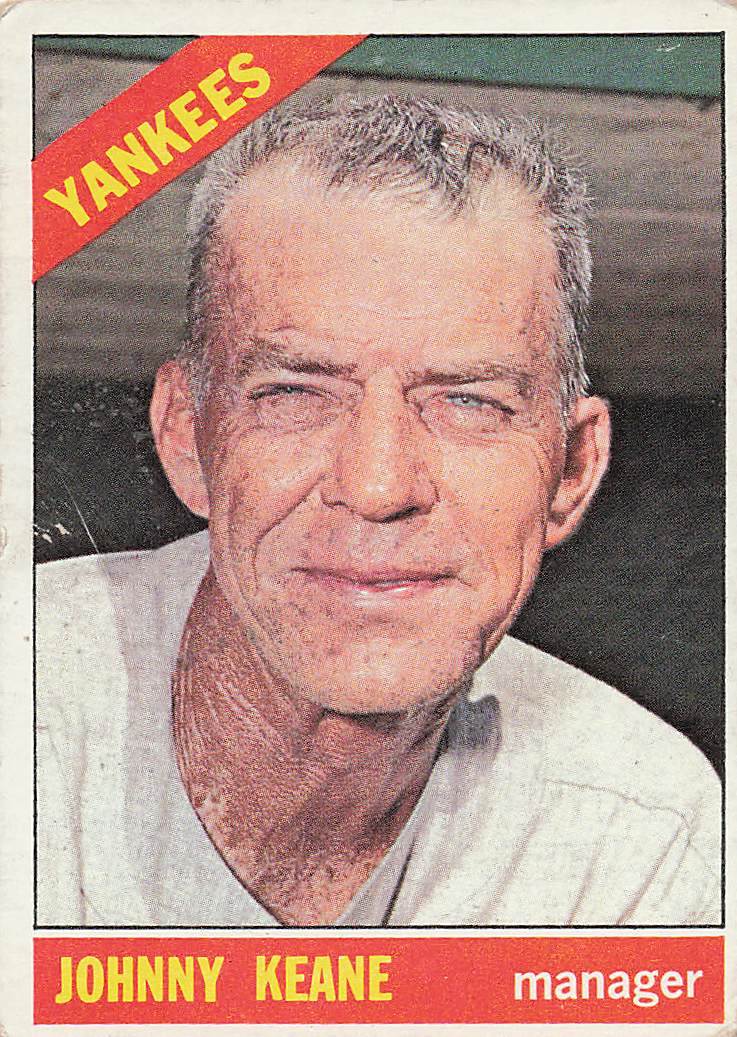 1966 Topps Baseball Johnny Keane #296