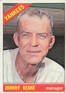 1966 Topps Baseball Johnny Keane #296