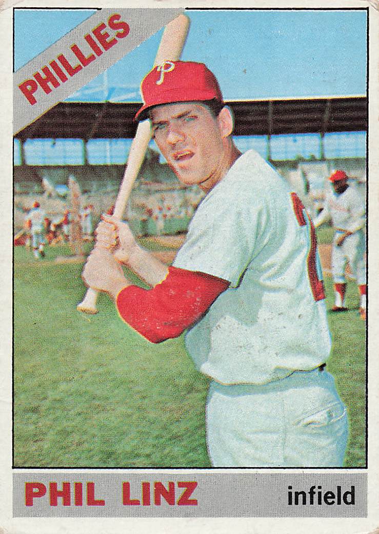 1966 Topps Baseball Phil Linz #522