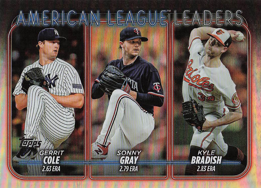 2024 Topps Baseball Rainbow Foil Gerrit Cole / Sonny Gray / Kyle Bradish #324