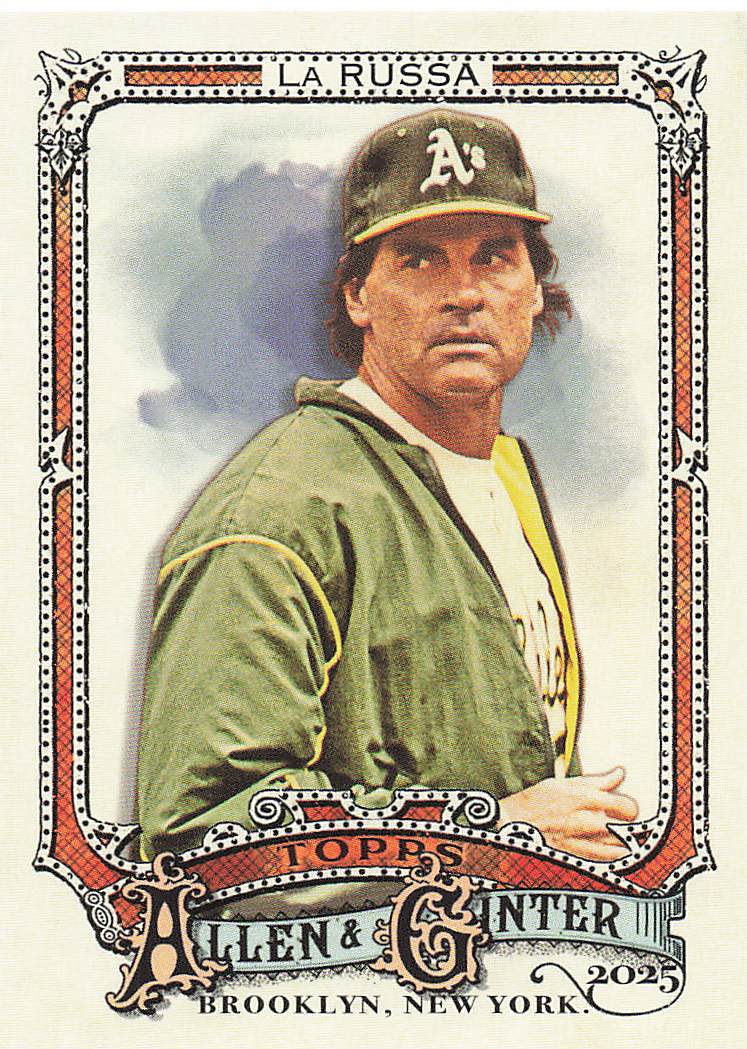 2025 Topps Allen & Ginter Baseball Tony La Russa #324