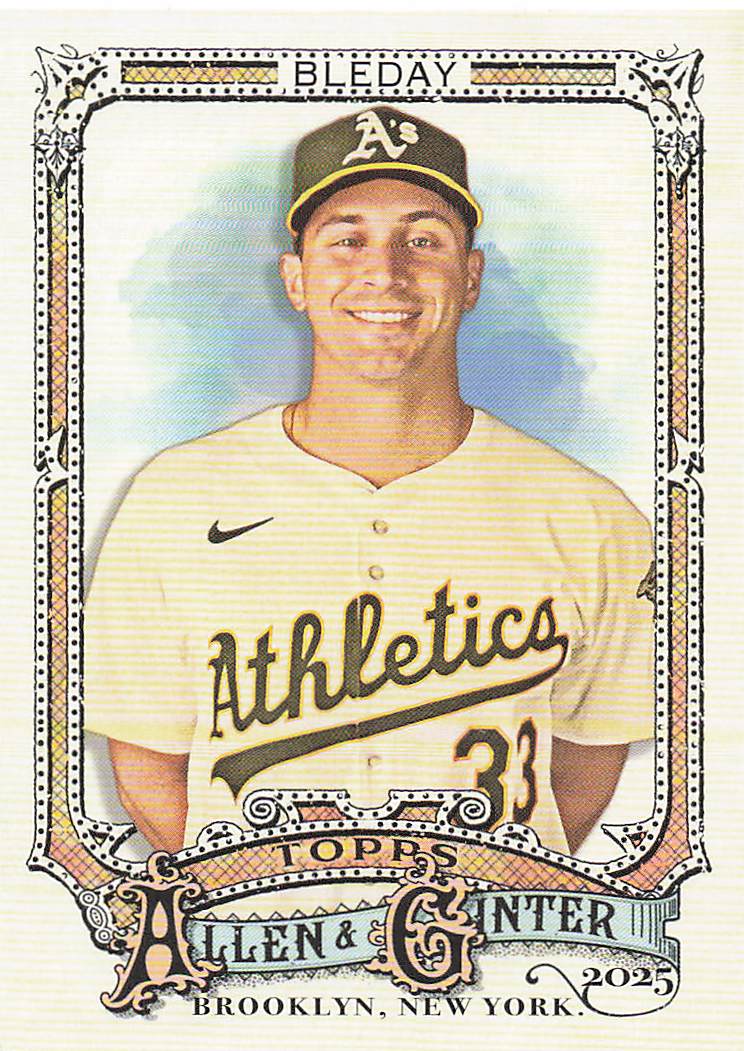2025 Topps Allen & Ginter Baseball JJ Bleday #166