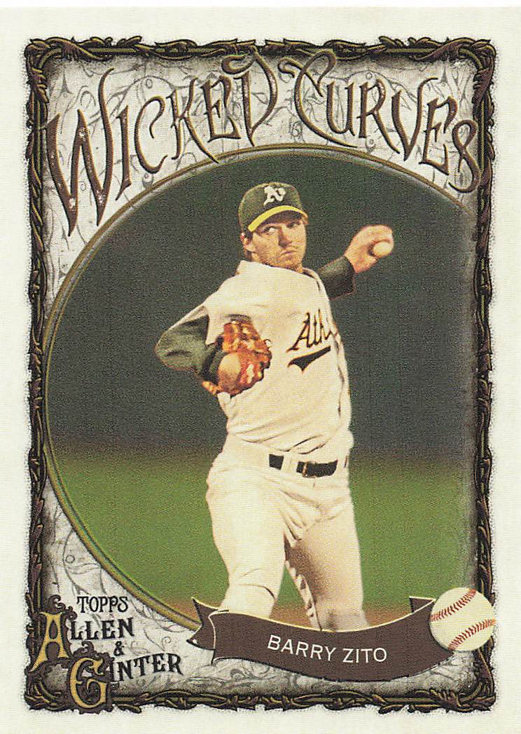 2025 Topps Allen & Ginter Baseball Wicked Curves Barry Zito #WC-5