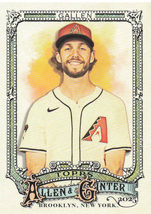 2025 Topps Allen & Ginter Baseball Zac Gallen #155