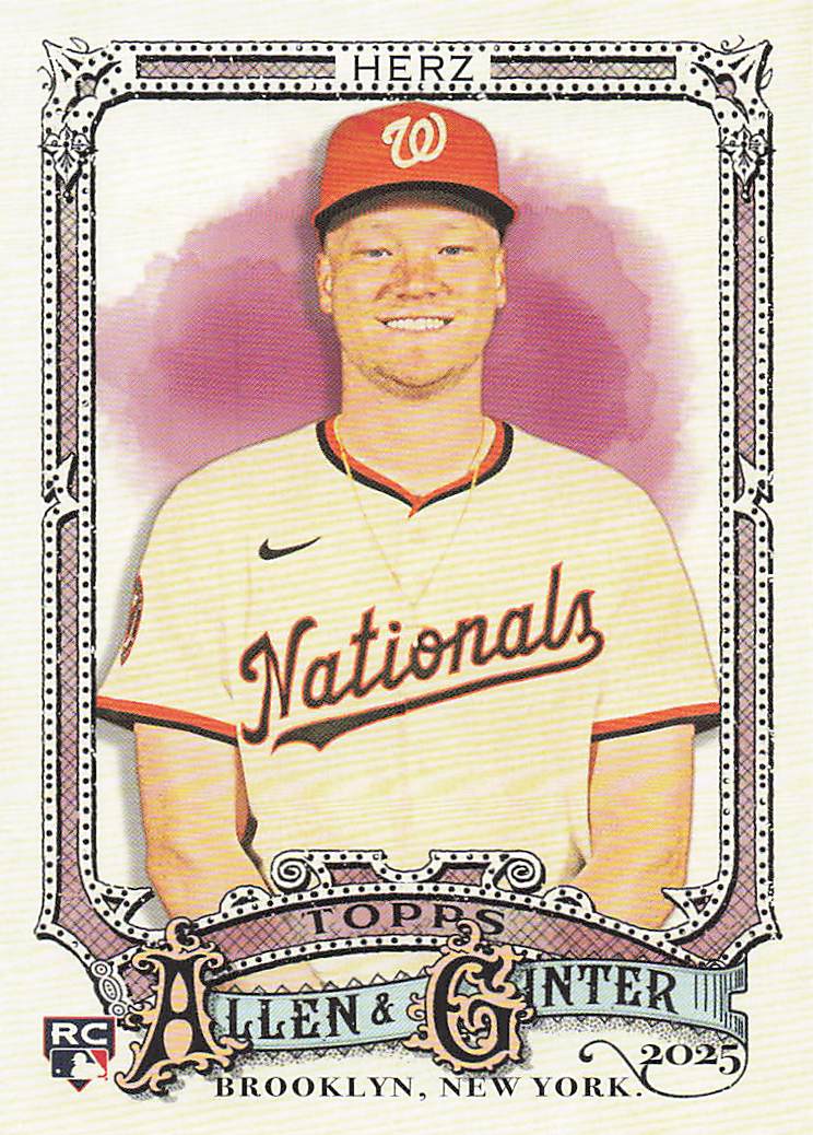 2025 Topps Allen & Ginter Baseball DJ Herz #237 Rookie