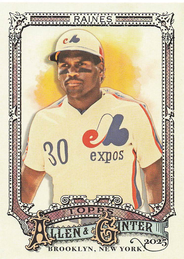 2025 Topps Allen & Ginter Baseball Tim Raines #333