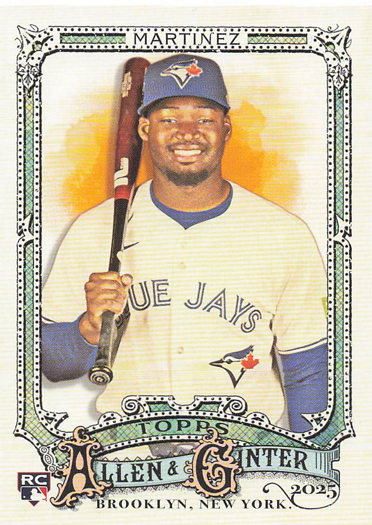 2025 Topps Allen & Ginter Baseball Orelvis Martinez #82 Rookie