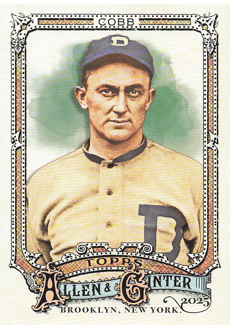 2025 Topps Allen & Ginter Baseball Ty Cobb #55