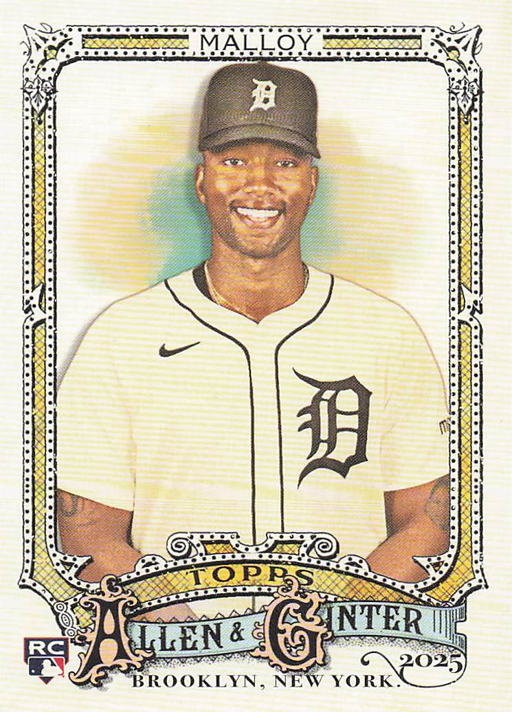 2025 Topps Allen & Ginter Baseball Justyn-Henry Malloy #119 Rookie