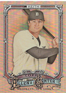 2025 Topps Allen & Ginter Baseball Silver Portrait Colt Keith #178