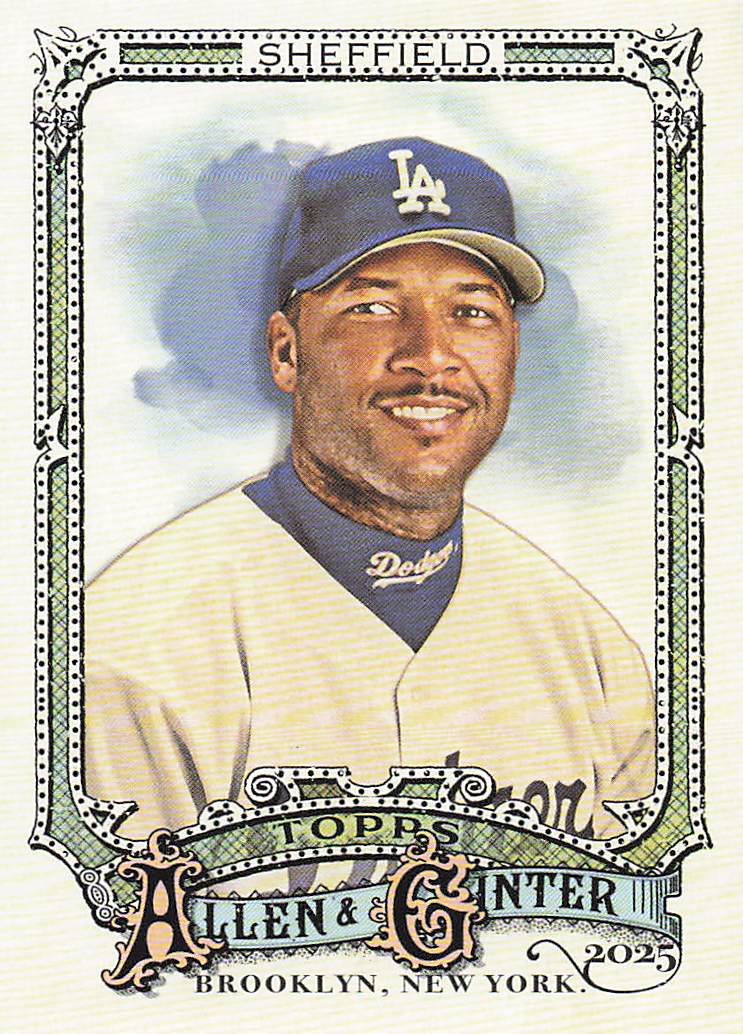 2025 Topps Allen & Ginter Baseball Gary Sheffield #191