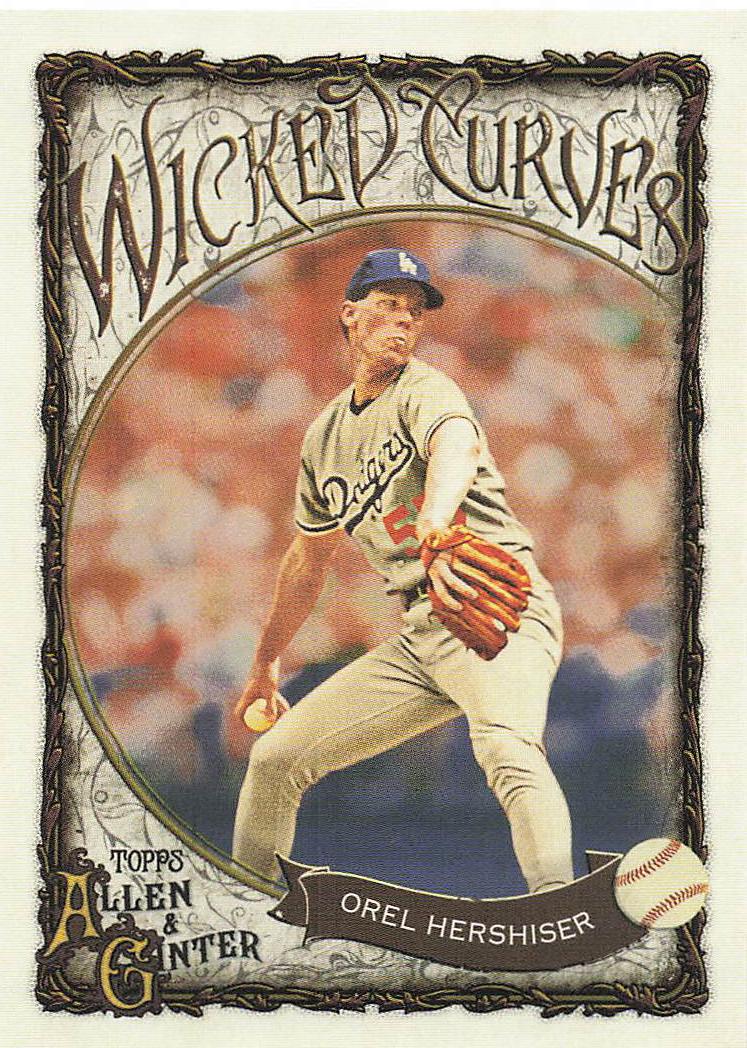 2025 Topps Allen & Ginter Baseball Wicked Curves Orel Hershiser #WC-26