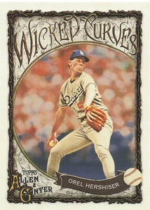 2025 Topps Allen & Ginter Baseball Wicked Curves Orel Hershiser #WC-26