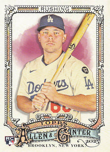 2025 Topps Allen & Ginter Baseball Dalton Rushing #200 Rookie